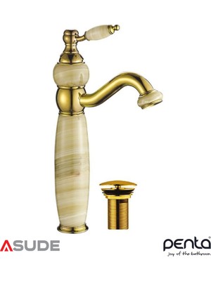 Penta Banyo Penta 3301H Virgo Gold Yüksek Çanak Lavabo Bataryası
