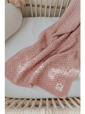 Cigit Piti Piti Triko Battaniye 80X100 cm Pembe