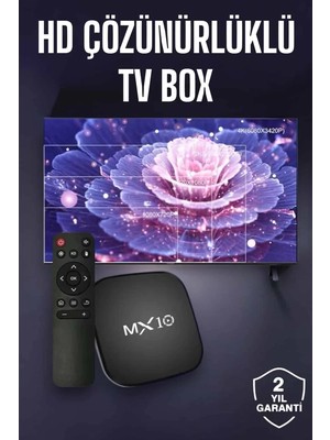 Hace Bazaar Tv Box Android Uyumlu 4 Çekirdekli Wifi Bağlantılı 4K