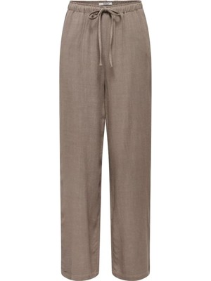Only Açık Kahve Kadın Pantolon Onlsıesta Mw Pull-Up Lınen Bl Pnt N - 15322263
