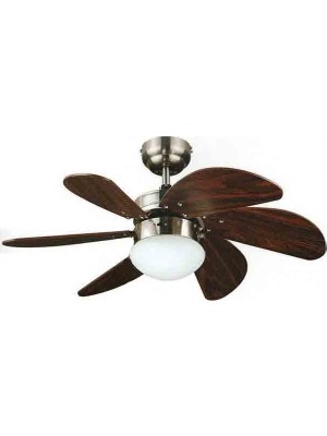 Uzaktan Kumandalı Kaşkar L36009 Rc Tavan Vantilatörü 82 cm Ahşap Kanat Çapı ile Modern Tasarım