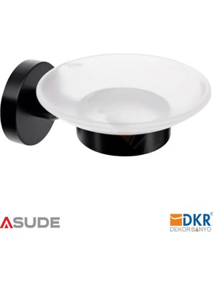 Dekor Banyo Alina Proje Sabunluk Black