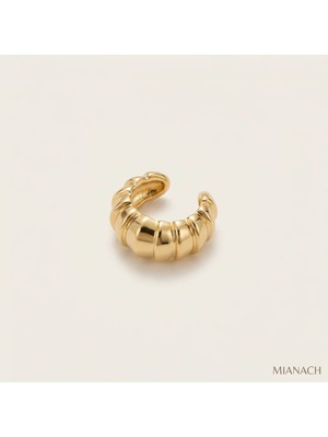 Mianach Kalın Form Minimal Earcuff