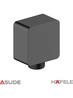 Hafele Neo S El Duşu Çıkış Ucu, Mat Siyah