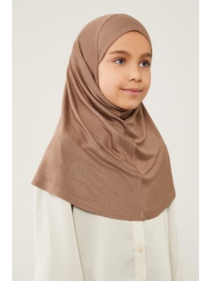 Lavender Pratik Çocuk Eşarp Karamel CPX0304