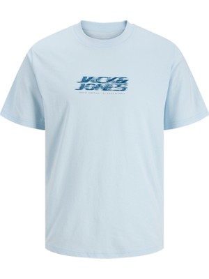 Jack & Jones Erkek Gögüs Logo Baskili Tisört - Fusion