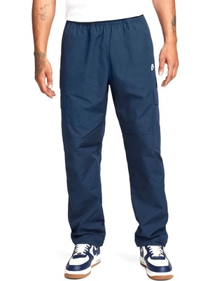 Nike Mens Sportswear Cargo Loose Fit Pants Woven Erkek Dokuma Büyük Beden Kargo Pantolan Eşofman Altı Lacivert