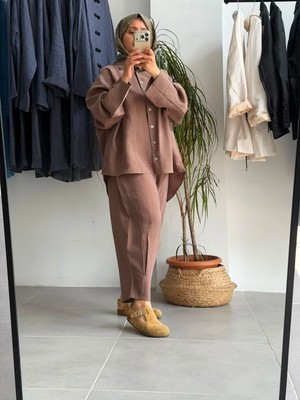 Butik Duyawear Kahverengi Alt Üst Takım
