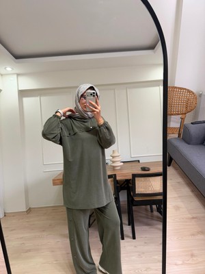 Butik Duyawear Haki Tensel Ikili Takım