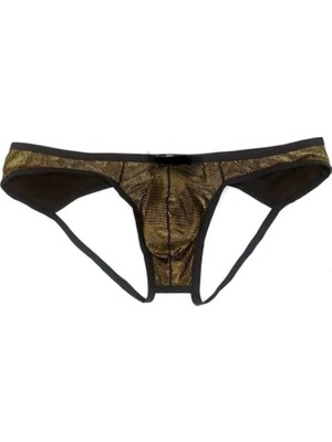 Nemere Erkek Gold Metalik Jockstrap Iç Giyim