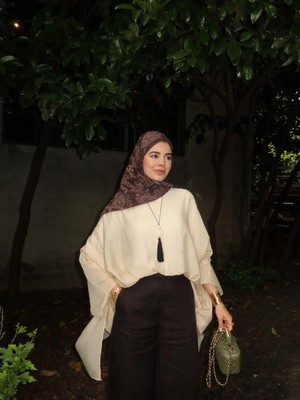 Aida Scarfs Soft Beige Panço