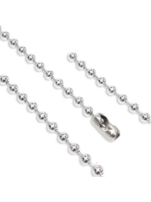 Mestore Damla Çelik Zincir Kolye 6mm 3168CEK002