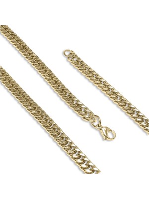 Mestore Balık Sırtı Çelik Erkek Kolye 1,6mm x 4mm 3168CEK049