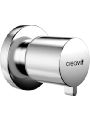 Creavit AC40P Aç-Kapa Ara Kesme Valfi Krom Plastik Malzemeden Üretilmiş Modern Tasarım