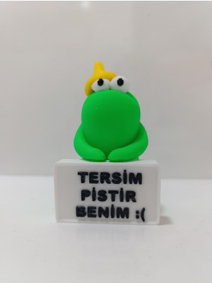 3Dikili Design Komik Mesajlı Mini Deli Figür Masa Süsü – Sevgiliye ve Arkadaşa Eğlenceli Hediye