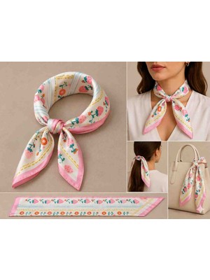 D2listone Desenli Fular Bandana 50X50