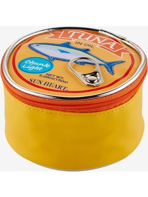 Yup! Sarı Vegan Deri Ton Balık  Makyaj Çantası 10X6 Cm
