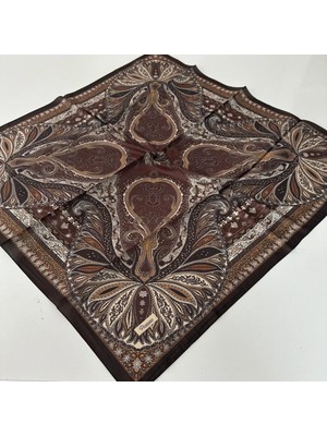 Picasso Kristal Eşarp Kahve Serisi   LRP2911