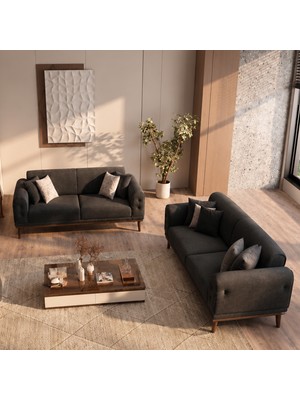 İyena Home Living Candy 3+3 Koltuk Takımı Sırt Mekanizmalı Yataklı