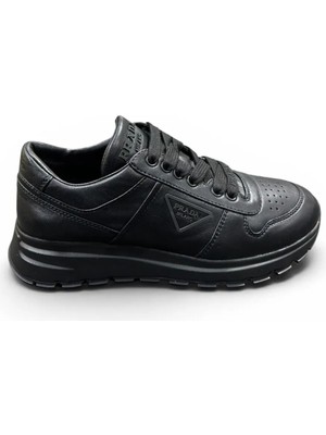Prada Sport Siyah Logo Bağcıklı Kadın Sneakers