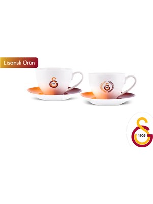 Karaca x Galatasaray Lisanslı 2 Kişilik Çay Fincan Takımı 220 ml