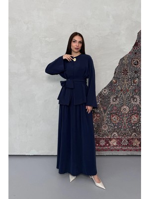 Esma Gündoğdu Nazen Broş Takım Lacivert