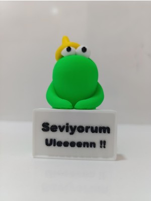 3Dikili Design Komik Mesajlı Mini Deli Figür Masa Süsü – Sevgiliye ve Arkadaşa Eğlenceli Hediye