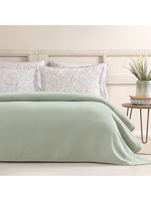 Dormy Home Cariana %100 Pamuk Tek Kişilik Pike Takımı - Adaçayı