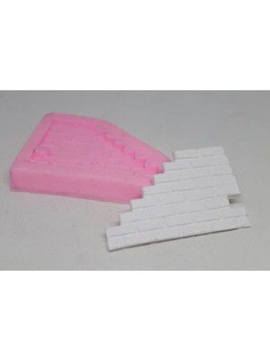 Mikasso Duvar Silikon Kalıbı Taş Pembe