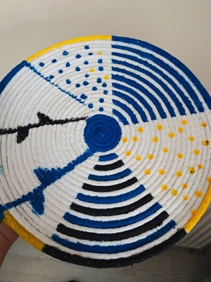 Mikasso Duvar Tabagi Afrikan Beyaz Pamuk