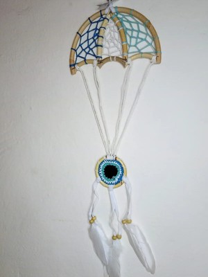 Mikasso 17 Cm-52 cm Bambu Kasnaklı Nazar Boncuğu Balon Model Dream Cather, Düş Kapanı, Rüya Kapanı No 117 La