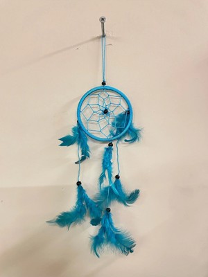Mikasso Düş Kapanı, Rüya Kapanı , Dreamcatcher Haşka Çapı 9 cm Dir Bej Iplik