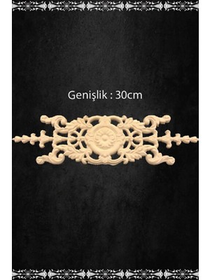 Mikasso Boyanabilir Duvar Çıta Motif 8,5*30CM Plastik Beyaz