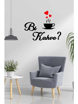 Mikasso Lazer Kesim Ahşap Duvar Dekoru Bi Kahve 40X65CM Ahşap Siyah