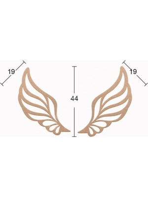 Mikasso DS-083 Duvar Dekorasyonu Boyanabilir Ahşap Obje Ahşap Kahverengi