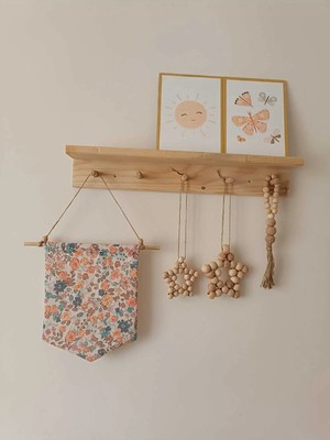 Mikasso 3’lü Set Bebek Odası , Çocuk Odası , Mutfak, Kahve Köşesi, Balkon , Salon Dekorasyon Ahşap Bej