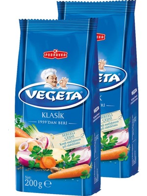 Vegeta Klasik Sebzeli Çeşni 200 g x 2 Zengin Aroma ile Pratik Kullanım için Özel Karışım