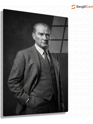 Sevgili Cam Ebedi – Mustafa Kemal Atatürk – Cam Tablo