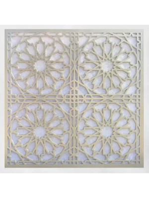 Mikasso 60X60 Selçuk Gümüş Plastik Gümüş
