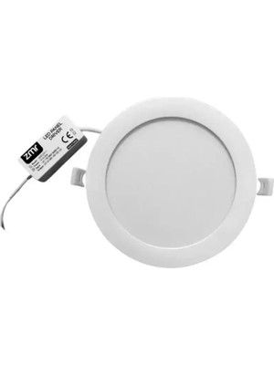 ZMR-205 2’li Set 15W Gömme LED Spot Slim Panel 3000K Günışığı Yuvarlak Alüminyum Kasa Tavan Spotu