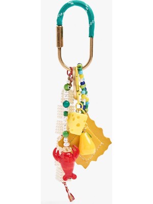 Parfois The Lobster Pasta Charm Anahtarlık-The Recipe Book