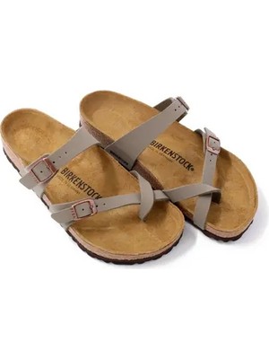 Birkenstock Kadın Terlik Haki Mayari 71071  Modeli Hafif ve Rahat Günlük Kullanım için Uygun
