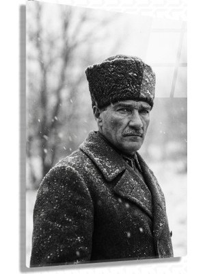 Sevgili Cam Karargâh – Mustafa Kemal Atatürk – Cam Tablo