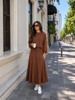 Yetki Tekstil Yazlık Etek Takım