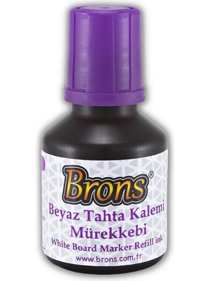 Brons Mor Yazı Tahta Kalem Mürekkebi 30 ml 1 Adet Doldurulabilir Ürün Sağlığa Zararsız