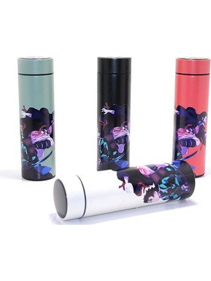Ttt Anime Baskılı Dijital Göstergeli Termos 500 ml Model 1