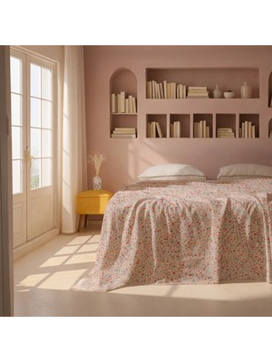 Evidea Soft Fiesta Tek Kişilik Pike - Renkli - 160X220 cm