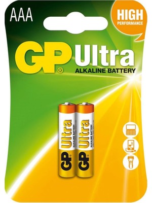 Aslanoğlu Store Gp Ultra Alkalin Aaa Ince Kalem Pil 2li