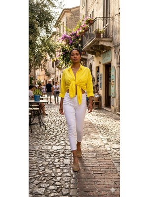 Fırfır Moda Streç Kot Pantolon