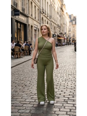 Fırfır Moda Gofre Pantolon